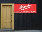 Baner plandeka Milwaukee 200x100cm dewalt makita
