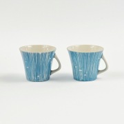 2 filiżanki z serwisu do kawy „Iza” – Chodzież, lata 60.