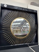 Lustro złota oprawa