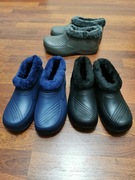 Damskie Kalosze Piankowe Minke Ocieplane Niskie Lekkie Wygodne