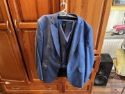 Garnitur męski Garnitex Calvin Rocco Blue GŁ