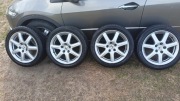 Koła alufelgi Honda Civic UFO Accord 225/45/17 ładne 
