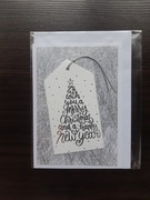 Ręcznie robiona kartka na święta Bożego Narodzenia