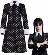  sukienka Wednesday Addams w rozmiarze 140cm. 