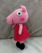 Świnka Peppa na szydełku 