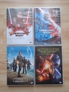 4 Filmy DVD Star Wars Łotr Przebudzenie Mocy Ostatni Jedi Skywalker 
