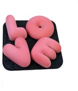 LOVE Walentynki zestaw/4szt foremek silikonowych do Pieczenia Monoporcje 