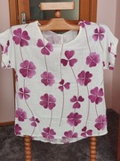 Nowy włoski letni komplet - bluzka i spodnie - NEW COLLECTION r. 44/46