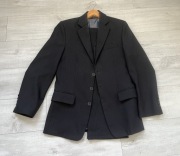 Garnitur trzyczęściowy w prążki - komplet, czarny