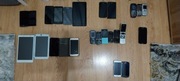 Duży zestaw sprawnych telefonów w różnym stanie