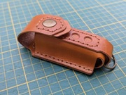 Etui ze skóry naturalnej, ręcznie wykonane, np. do scyzoryka Victorinox