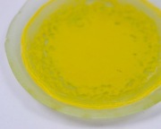 Patera szklana, sygnowana, technika fusing, L.Urban, studio artysty, 1998