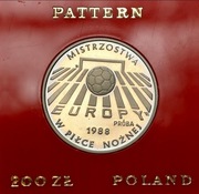 STAN Moneta próba 200 złotych zł 1987 Mistrzostwa Europy 1988