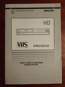 Instrukcja do magnetowidu Philips VR6448/95