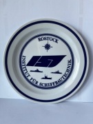 Talerz kolekcjonerski militaria Instytut Technologii Budowy Statków Rostock