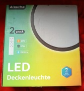 2 szt. Lampa Sufitowa Plafon LED 24W IP54 Pilot OKAZJA