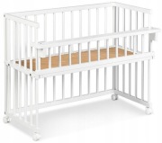 Klupś ŁÓŻECZKO DOSTAWNE PICCOLINO BIEL