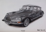 Obraz akrylowy Citroen DS 21x29,7cm