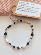 Spokój, mądrość i ochrona - bransoletka z kamieniami naturalnymi