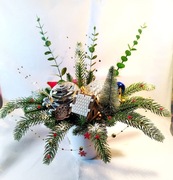 Stroik bożonarodzeniowy Dekoracja na stół Prezent
