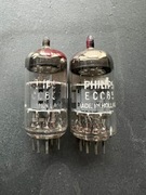 Para Lamp ECC85 Philips Heerlen  Foil Pin Getter - NOS nr1