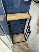 STOJAK NA RĘCZNIKI Z PÓŁKĄ mebel złożony PRODUKT POLSKI - wieszak Re3r1p