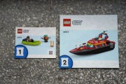 Instrukcja LEGO 60373 City Łódź strażacka