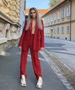 ZARA GARNITUR KOMPLET CZERWIEŃ BLOG NOWY R.XS!