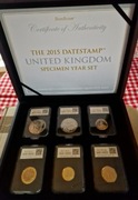 UK - ZESTAW MONET OBIEGOWYCH WIELKA BRYTANIA 2015