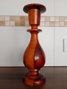 Made in Italy Italian Firenze Florencja Drewniany świecznik  wys 29 cm 