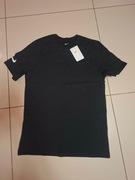 T-shirt NIKE, czarny, nowy z metką, rozmiar M, bawełna