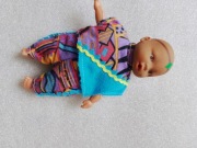 Lalka w stroju afrykańskim, vintage