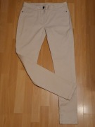 Spodnie rurki Jeans F&F roz 40 beżowe stan bardzo dobry slim