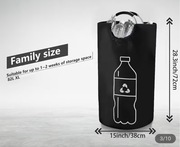 Duża torba na butelki do recyklingu