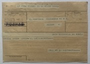 7.TELEGRAM weselny druk niemiecki Konin Cofta