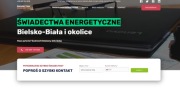 Świadectwo energetyczne - strona internetowa www
