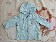 Niebieska kurtka wiatrówka z kapturem 5.10.15 rozm. 86