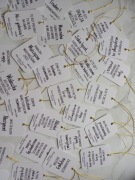 50 SZTUK TEKSTY RANCZO Zawieszki na alkohol wódkę weselną urodzinową 