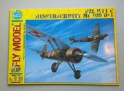 PZL P11.C i Me 109 D-1