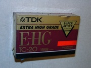 Kaseta VHS-C TDK E-HG TC-20 - oryginał