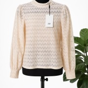 JDY bluzka kremowa  ażurowa rozm s cena sklepowa120zl