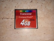 Karta pamięci Transcend compact Flash 4 GB CF Compact Flash 133x UDMA4