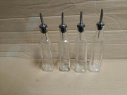 Butelka szklana z dozownikiem dozownik na oliwę ocet do oliwy octu 250 ml