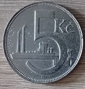 CZECHOSŁOWACJA 5 KORON 1927 - KOPIA 