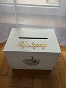 Pudełko na obrączki i na koperty zestaw