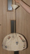 Stara lampa wisząca abażur