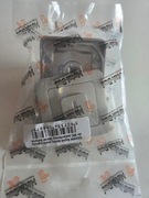 Szyld dolny zaokrąglony łazienkowy WC, nikiel satyna