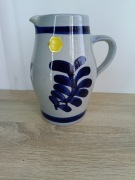 Dzbanek ceramiczny WOLF – rękodzieło, kamionka, kobaltowy wzór