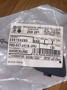 Audi A4 B9 ALLROAD zaślepka haka NOWA ASO 8W0807241B