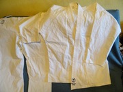 Kimono białe komplet mocne do karate, jujitsu i inne, 110cm w pasie